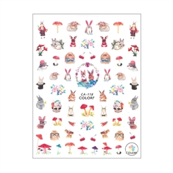 Påske klistermærker, selvklæbende og ultratynde, CA-118, GNB